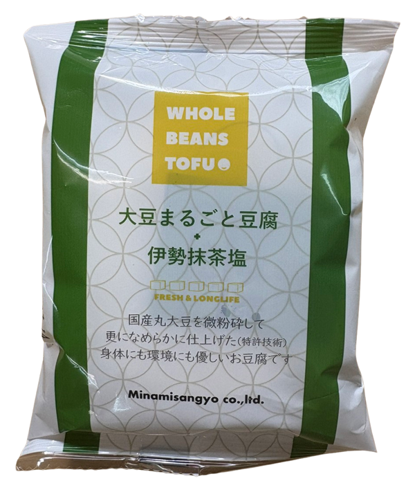 WHOLE BEANS TOFU（大豆まるごと豆腐）＋ 伊勢抹茶塩
