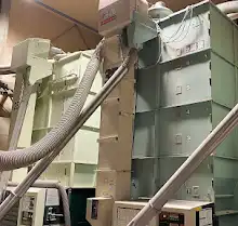 超微粉砕工程：乾燥、脱皮