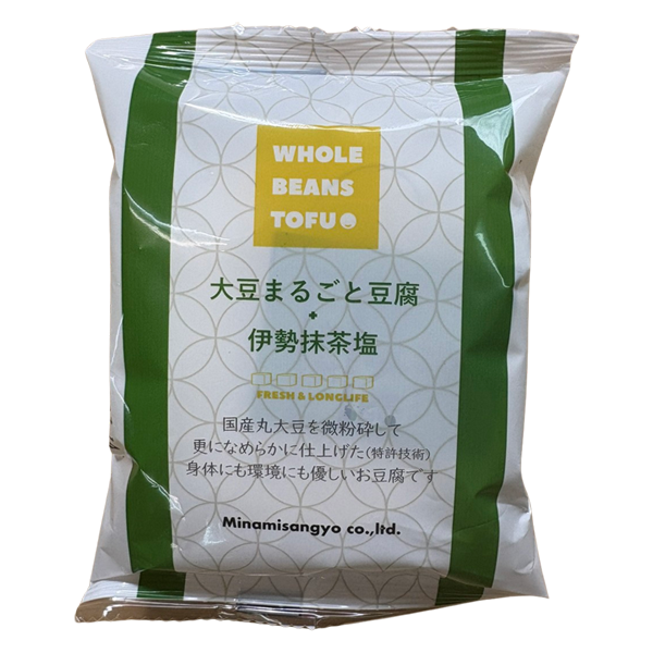 WHOLE BEANS TOFU（大豆まるごと豆腐）＋ 伊勢抹茶塩