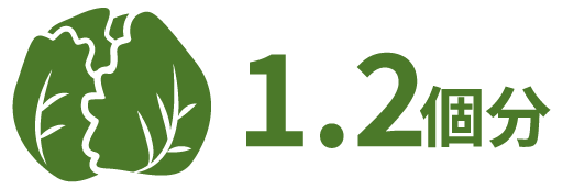 豆腐1パック(120g)でレタス(可食部215g)1.2個分の食物繊維