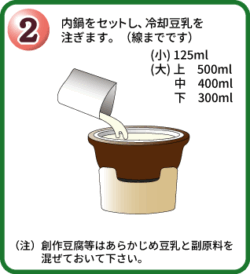 万来鍋:豆腐の作り方2