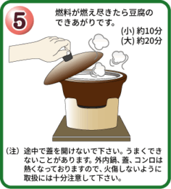 万来鍋:豆腐の作り方5